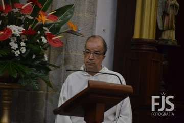 Procesión religiosa de San Gregorio y actuación del humorista Maestro Florido (Foto Francisco Javier Santana y TA)